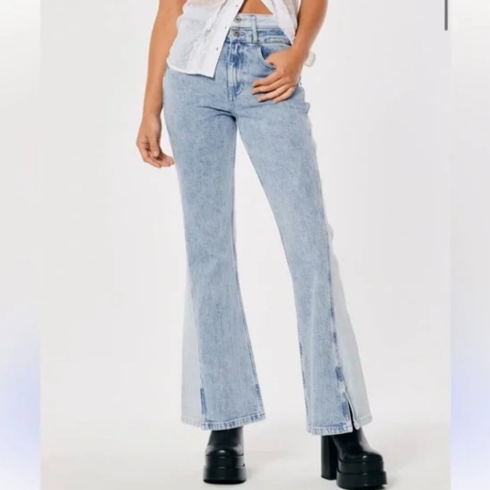 Social Tourist Ultra High Rise Flare Jeans Size 27